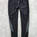 Avia  Black Gray Long Mesh Legging Pant Bottoms Activewear Small Photo 1
