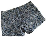 J Crew Shorts Womens 6 Blue White Ditzy Floral Flower Chino Printed Oxbow Preppy Photo 2