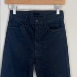 MOTHER The Hustler Ankle Fray Jeans Black Size 26 Not Guilty Photo 3