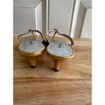 Metaphor Womens  Nenita Gold Strappy Dress 2.29" Heel Sandal  Size 7 Eur 38.5 Photo 7