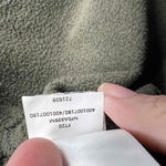 The North Face Womens Sweatshirt Green Fleece Snap Henley Hooded Large Photo 6