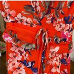 Eliza J Floral High/Low Maxi Dress Mint Condition Size 4 Photo 4