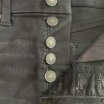 American Eagle Womens Shorts Black Stretch Curvy Super Hi Rise Shortie Size 2 Photo 7