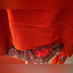 Free People  Paisley Pop Tie Cropped Tank Orange Red Size Large Photo 12