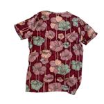 Kmc Floral Blouse Red Size M Photo 5