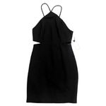 ASTR  Halter Neck Cutout Bodycon Dress in Black, Size L​​​​​​ Photo 1