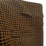 Current Air NWT  Women's Houndstooth Split Hem Trouser Pants Brown Black Sz Large Photo 10
