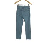 frame denim  FRAME Women's Blue 5-Pockets High 'N' Tight Straight Leg Denim Jeans Size 24 Photo 3