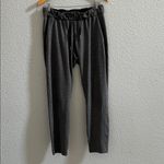 Lululemon  On The Fly Pant 28" Heathered Gray Black Pull On Size 6 Photo 2