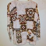 VTG Tiara Chunky Knit Sweater-Large-Geometric-3D Embellishments-Shoulder Pads Photo 4