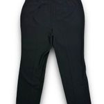 Nordstrom NEW  Black Cropped Ankle Knit Pants High Waist Work Minimalist Size 18 Photo 4