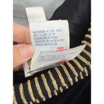 Joseph Ribkoff Vintage  Black Velvet Jumpsuit Off the Shoulder Gold Belt Size 12 Photo 8