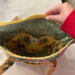 Fun vintage vera bradley quilt tote yellow with bow details Photo 2