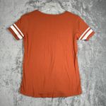 47 Brand Cleveland Browns Shirt Womens Large Orange‎ Tee Casual Sportswear Loungewear Photo 2
