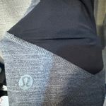 Lululemon * pace rival crop legging size 4 heather grey mid rise workout gym pant Photo 5