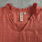 Anthropologie  Dolan Left Coast Tandy Ruffle Top Coral Size XS Photo 4