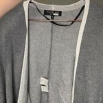 Rachel Roy Collection Gray Combo Colorblock Open Short Sleeve Shawl Size Large Photo 10