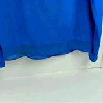FILA  Sport Women's Long Sleeve Top Blue M Moisture-Wicking Quick-Dry Open Back Photo 4