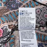 American Eagle Womens Boho Top Size S Short Flutter Sleeve Boxy Crop Tassel Tie Photo 7