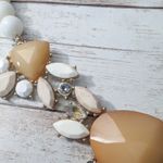 Vintage Necklace Statement Cream, Beige and Muted Orange Photo 2