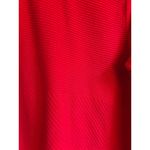 Chico's  Red Asymmetrical Knit Sweater | Size 3 (2X) Cotton Blend Tunic Photo 6