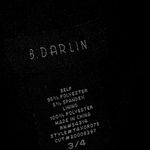 B Darlin Black Dress size 3/4 Scallop Neckline Photo 2