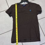Ralph Lauren Ralph‎ Lauren Sport Women V neck brown shirt size small Photo 4