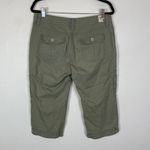 Levi's Women's 8 Y2K Capri Cargo Army Green Low Rise Pants Grunge Punk Skater Photo 5