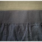 Allen Allen  Navy 100% Linen‎ Wide Leg Pull On Lagenlook Pants Size XL Crop Photo 3