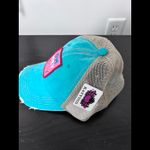NWT OH Hey Vacay trucker Hat Women's‎ Blue Photo 1