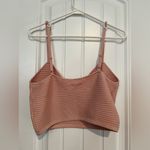 Aerie  Ribbed Seamless Crop Tank Cami Top Dusty Rose Pink Photo 4
