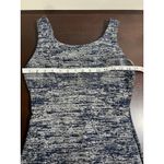 Emerald Sundae  Navy Sparkle Knit Bodycon Mini Dress Sleeveless Scoop Neck Photo 5