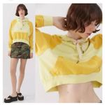 BDG  Boxy Curved Hem Relaxed Fit Hoodie. Sweatshirt Photo 1