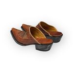 Old Gringo x Anthro π€ Stud Snip Toe Cowboy Boots Clogs π€ Mango Leather π€ 7.5M Photo 5