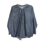 The Great Long Sleeve Chambray Top Size 2/Medium Photo 6