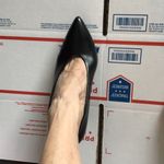 Chinese Laundry  Sexy Curvature Black Leather Pumps Photo 2