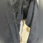 AGOLDE  Sophie Mid Rise Raw Hem Crop Skinny Black Jeans‎ 28 Photo 3