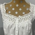 Rebecca Taylor LA VIE BY  LISETTE EYELET TOP SIZE Medium Photo 1