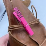 Intentionally Blank Pepper Leather Tie Boots size 37 7 tan brown suede Photo 7