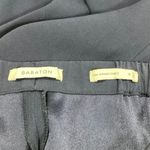 Aritzia Babaton Navy Blue High Waisted Crop Pull On Tapered Dress Pants Size S Photo 3