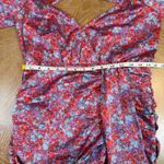 For Love & Lemons  Charlie Midi Dress Blossom Floral Size Medium Open Back Photo 9