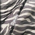 Gracia  Black Zebra Print Sheer Mesh Top Photo 8