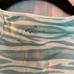 Aqua Zebra Print Zip Photo 3