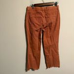 Free People  Maggie Mid-Rise Straight-Leg Jeans Rare Sienna Orange- Size 26 Photo 6