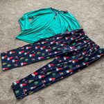 Ekouaer  Christmas Tree Print Long Sleeve Pajama Set SIZE XXL Photo 0