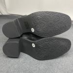 Pazzle  Ankle Boots Womens Block Heel Western Buckle Detail Black Sz 9‎ Photo 7