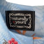 Liberty House of Hawaii Honolulu Naturally Your Vintage Blue Kaftan Dress Small Photo 1