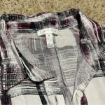 Leith  Plaid Oversized Button Up Shirt Photo 4