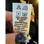 Madhappy Shorts Women XS Black White Cotton Stripes Logo Bike Shorts Athletic Photo 7