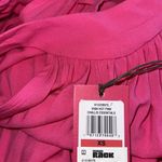 Vince Camuto NWT  Oscar Bow Back Tiered Maxi Dress X-Small, HOT PINK Photo 7